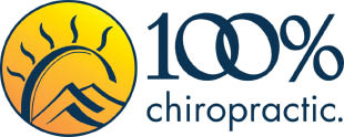 100% chiropractic logo