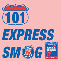 101 express smog / petaluma *10 logo