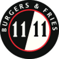 11/11 burger & fries logo