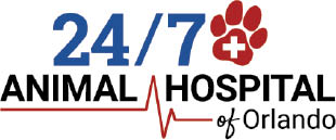 24/7 animal hospital of orlando logo
