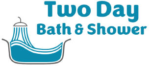 two day bath & shower logo