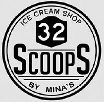 32 scoops logo
