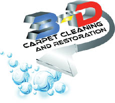 3d carpet cleaning & restoration logo