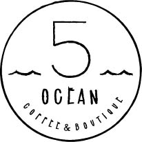5 ocean cafe & boutique logo