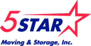 5 star moving  & storage logo