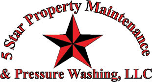 5 star property maintenance & pressure washing, ll logo
