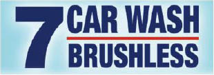 7 car wash logo