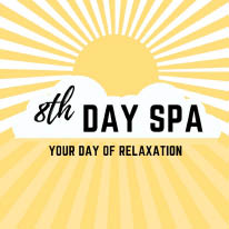 8th day spa - nails, hair, waxing & more! logo