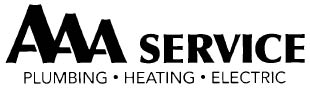 aaa services plumbing, heating, electric logo