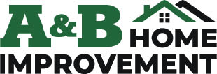 a & b home improvement logo