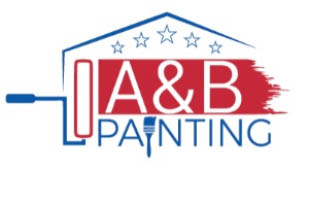 a & b painting logo