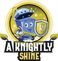 a knightly shine logo