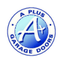 a plus garage door repair logo