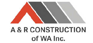 a & r construction of wa logo