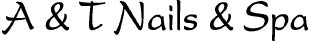 a & t nails & spa logo