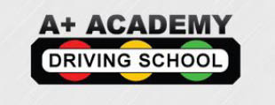 a+ academy driving school logo