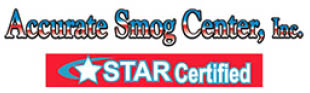 accurate smog center inc. * logo