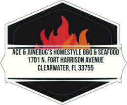 ace & junebug's homestyle bbq & seafood logo