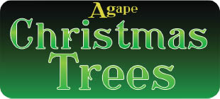 agape christmas trees logo