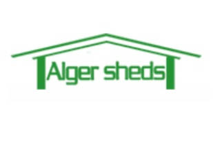alger sheds, decks & fences logo