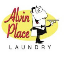 alvin place laundromat / laundry logo