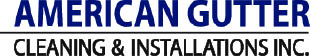 american gutter cleaning & installations logo