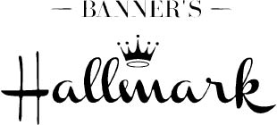 banner's hallmark shop logo