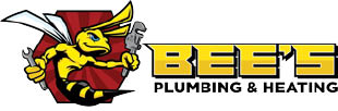 bee's plumbing & heating logo