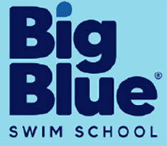 big blue swim school logo