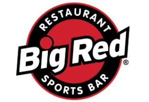 big red sports bar logo