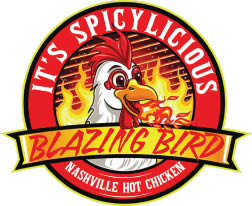 the blazing bird logo