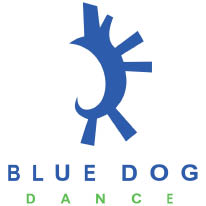 blue dog dance & performing arts logo