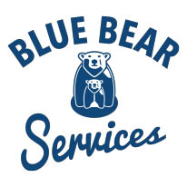 blue bear plumbing logo