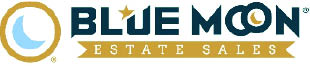 blue moon estate sales logo