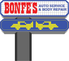 bonfe's auto repair & body repair logo