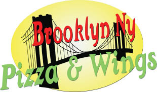 brooklyn new york pizza and wings e mesa logo