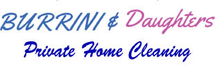 burrini & daughters private home cleaning logo