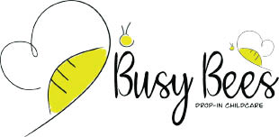 busy bees drop-in childcare logo