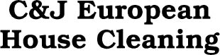 c & j european house cleaning logo