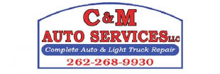 c & m auto services llc logo