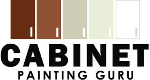the cabinet painting guru logo