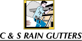 c & s rain gutters logo
