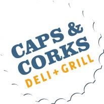 caps & corks logo