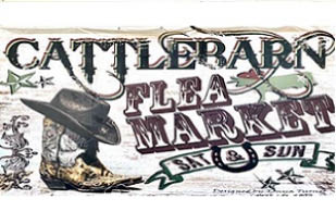 cattle barn flea market logo