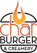 char burger and creamery logo