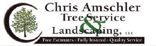 chris amschler tree service & landscaping logo