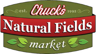 chucks natural fields market logo