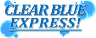clear blue express logo