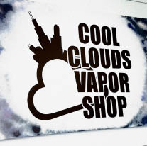 cool clouds vapor shop logo