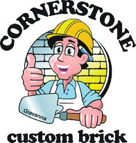 cornerstone custom brick logo